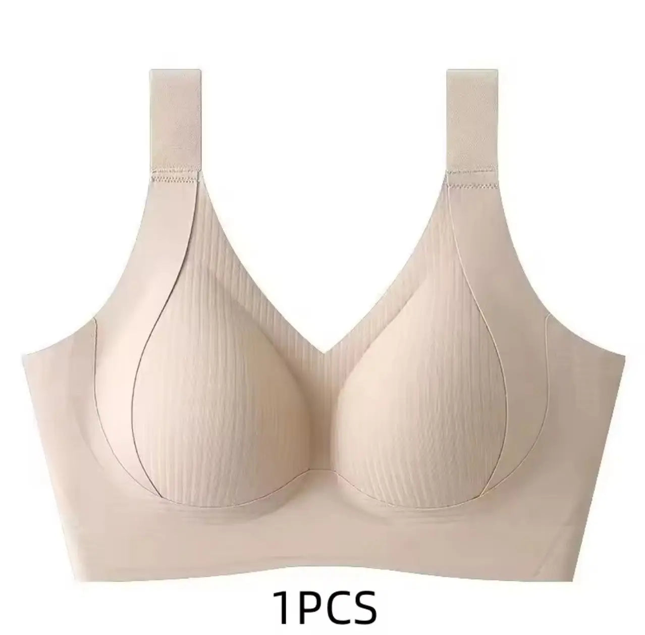 Seamless Push-Up Mesh Patchwork Bralette