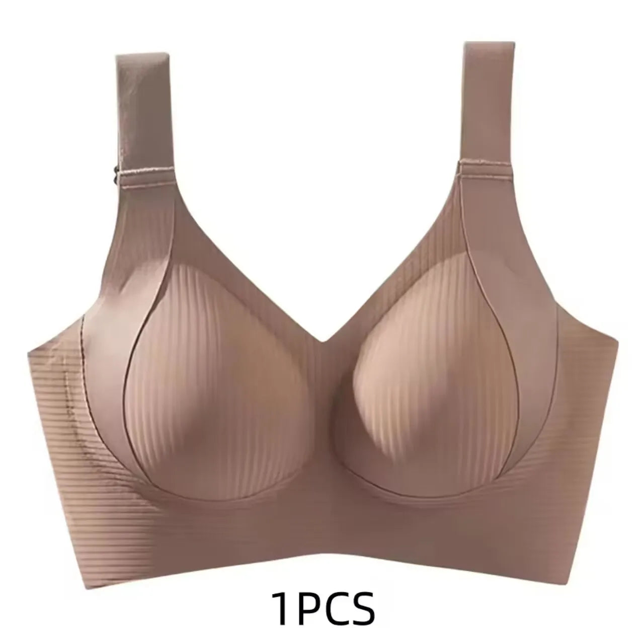 Seamless Push-Up Mesh Patchwork Bralette